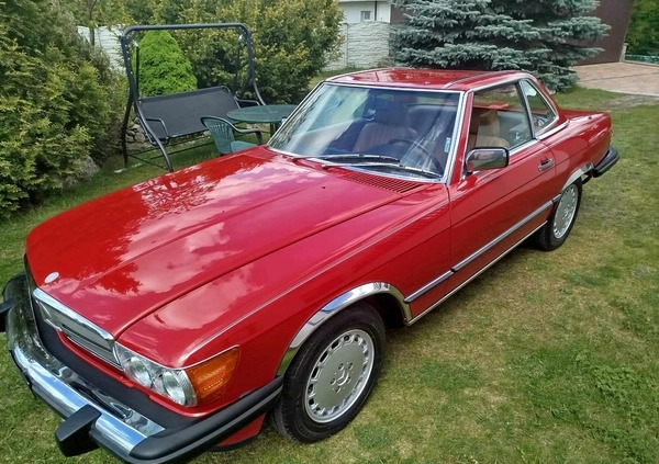 Mercedes-Benz SL cena 139000 przebieg: 111000, rok produkcji 1987 z Ogrodzieniec małe 781